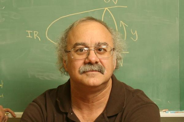 Professor of Physics Marc Sher. Photo by Stephen Salpukas.