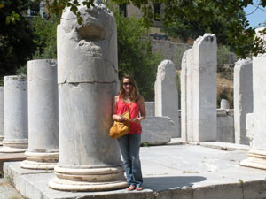 At the Roman Agora in Athens