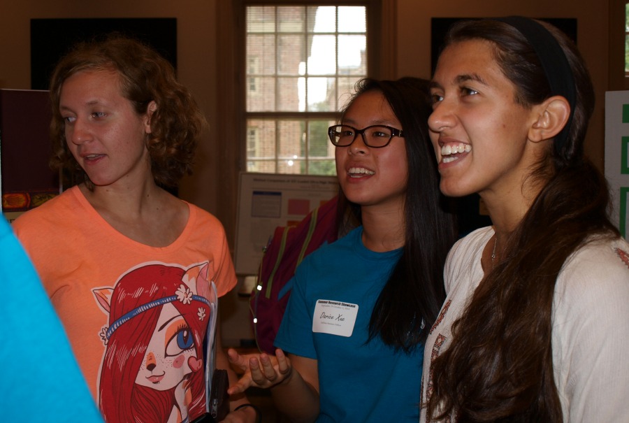 1693 Scholars Sora '18, Darice '16 and Morgan '17