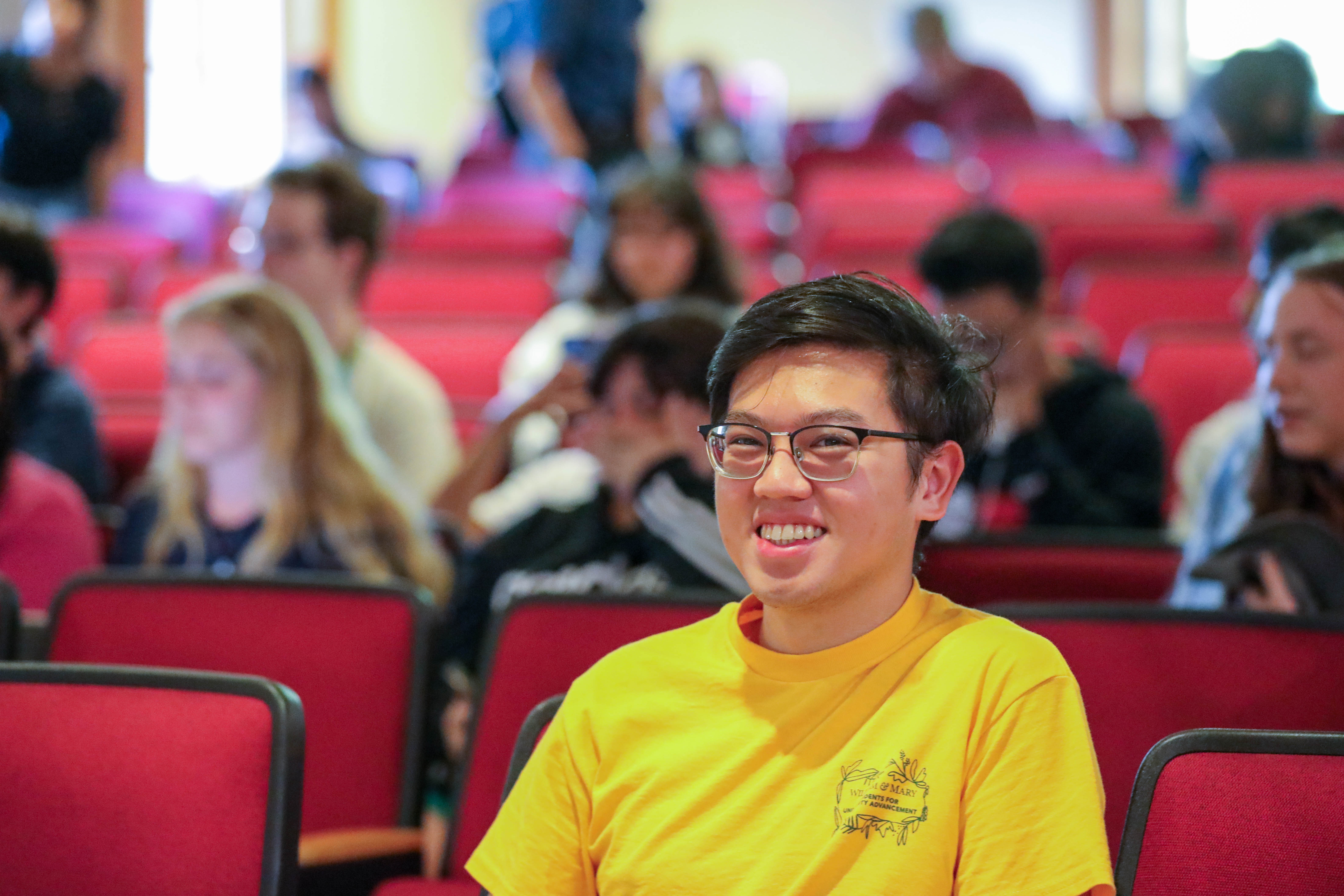 Jason Zheng '26 applied to become a Sharpe Fellow after experiencing what the Sharpe Community Scholars Program had to offer during his first year. (Photo by Emmanuel Sampson)