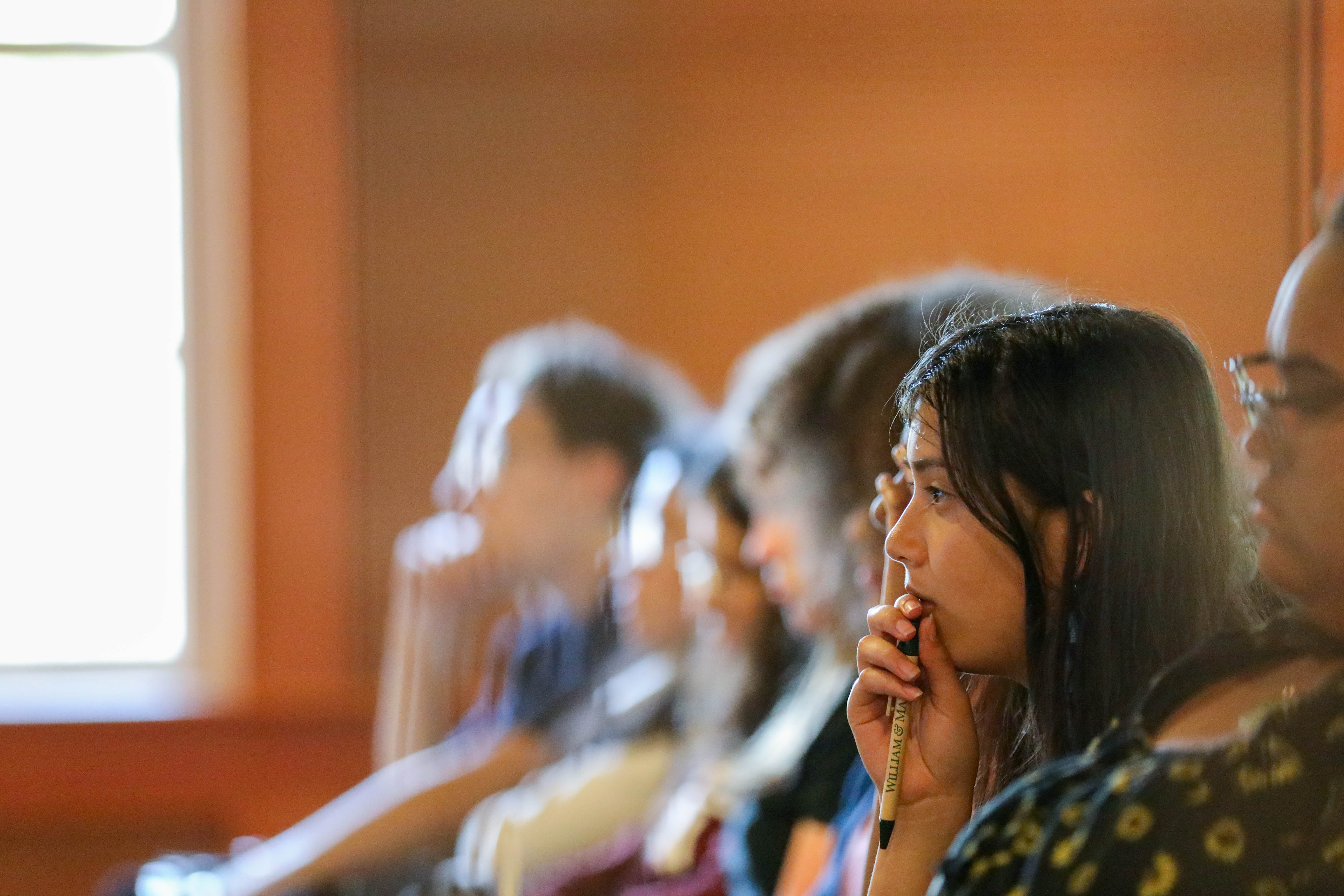 Sharpe Community Scholars attend Monday afternoon workshops to engage directly with community, faculty, guest speakers, or other kinds of organizations for community-based research. (Photo by Emmanuel Sampson)