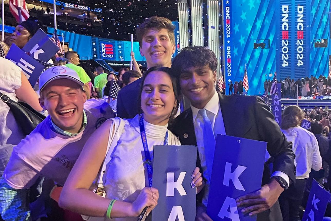 New Hampshire sent 39 delegates to this year's Democratic National Convention, including Koch-Manzur and 10 others under 35. (Courtesy photo)