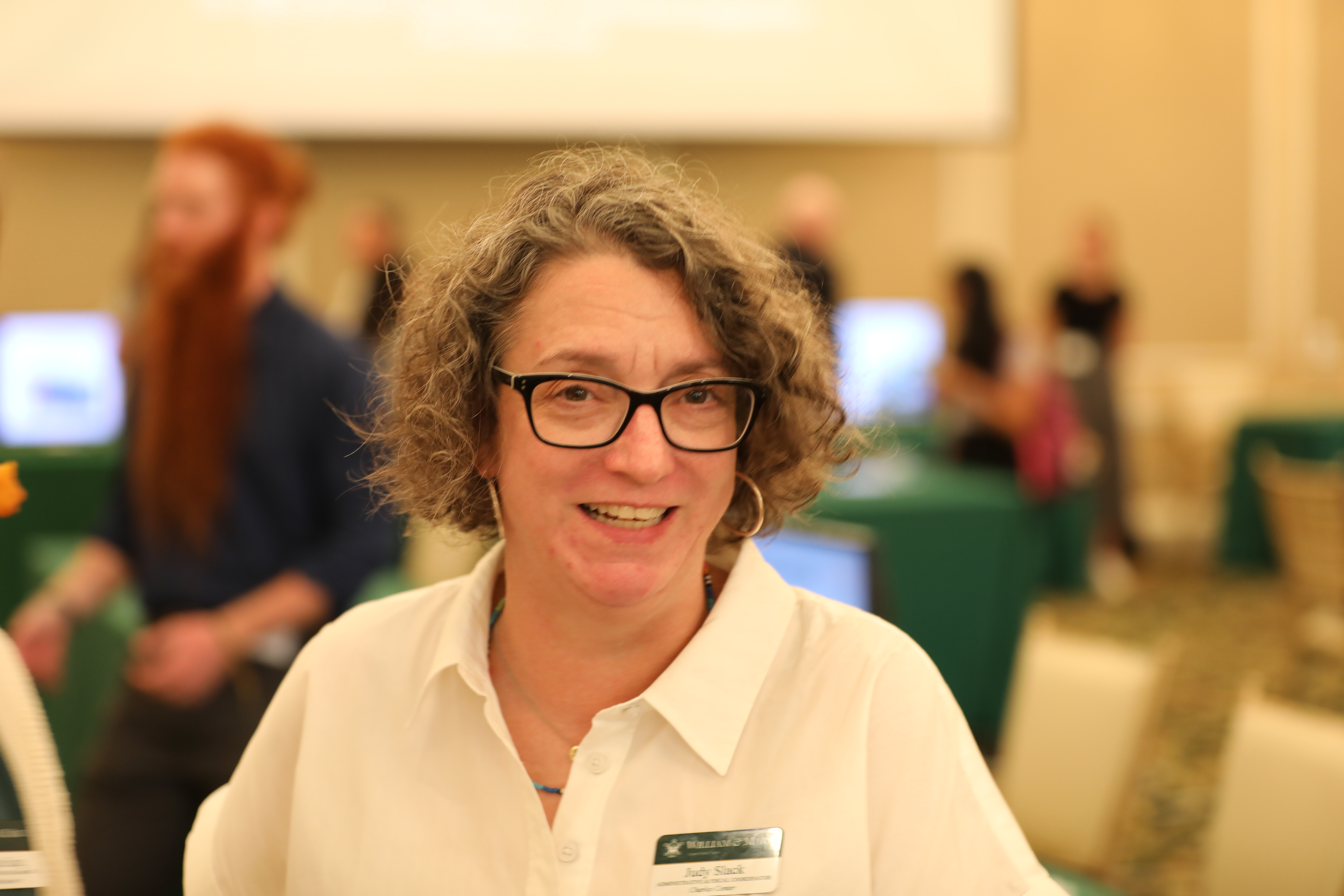 Judith Slack, Charles Center administrative and fiscal coordinator, administers the university's departmental honors program. (Photo by Ted Maris-Wolf)