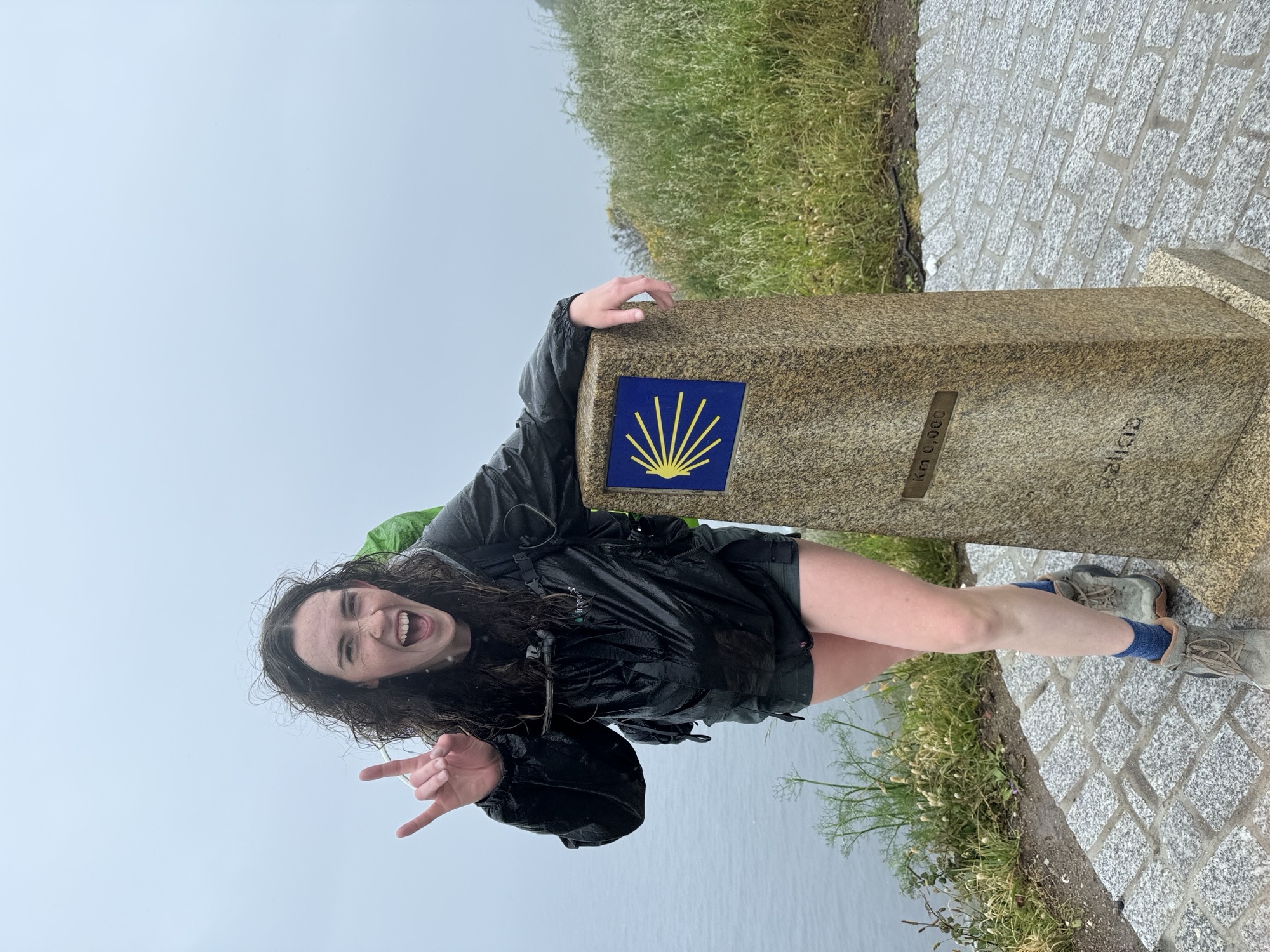 A Catron grant led Madison Meyers ’24, an art major minoring in environment & sustainability, on a backpacking pilgrimage along the French Route of the Camino de Santiago trail in Spain. (Courtesy photo)