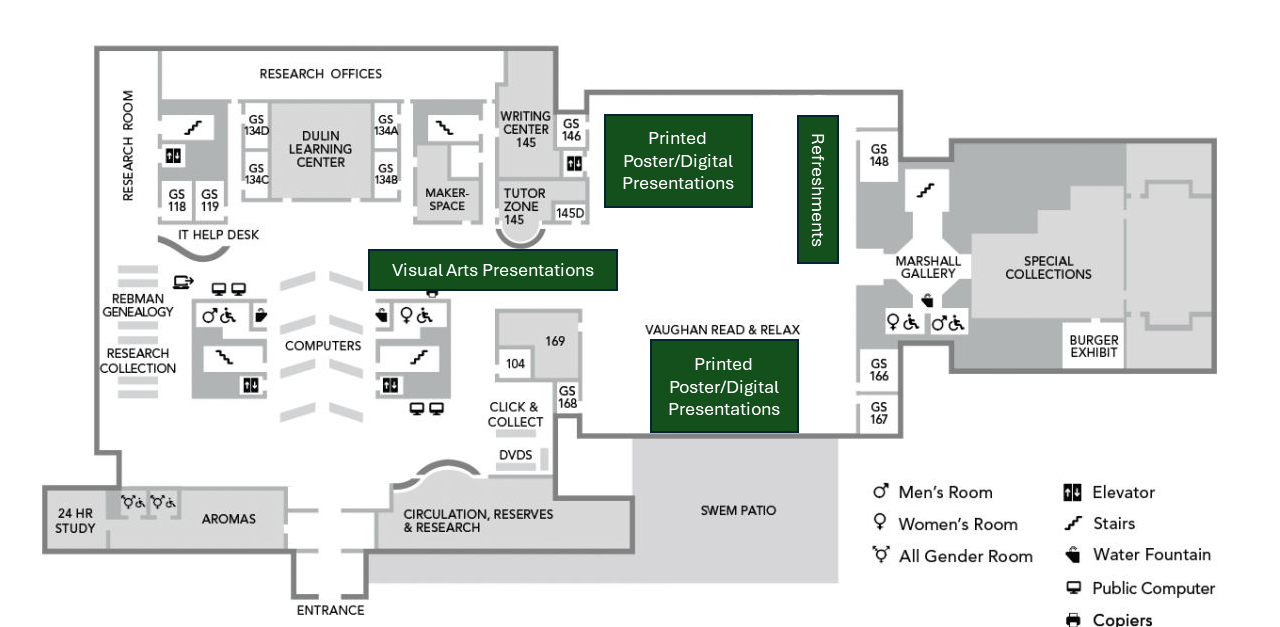 The annual Charles Center Fall Undergraduate Research Symposium will be held from 10:45am to 2:45pm Sept. 20 in Swem's Read and Relax room. (Image courtesy W&M Libraries)