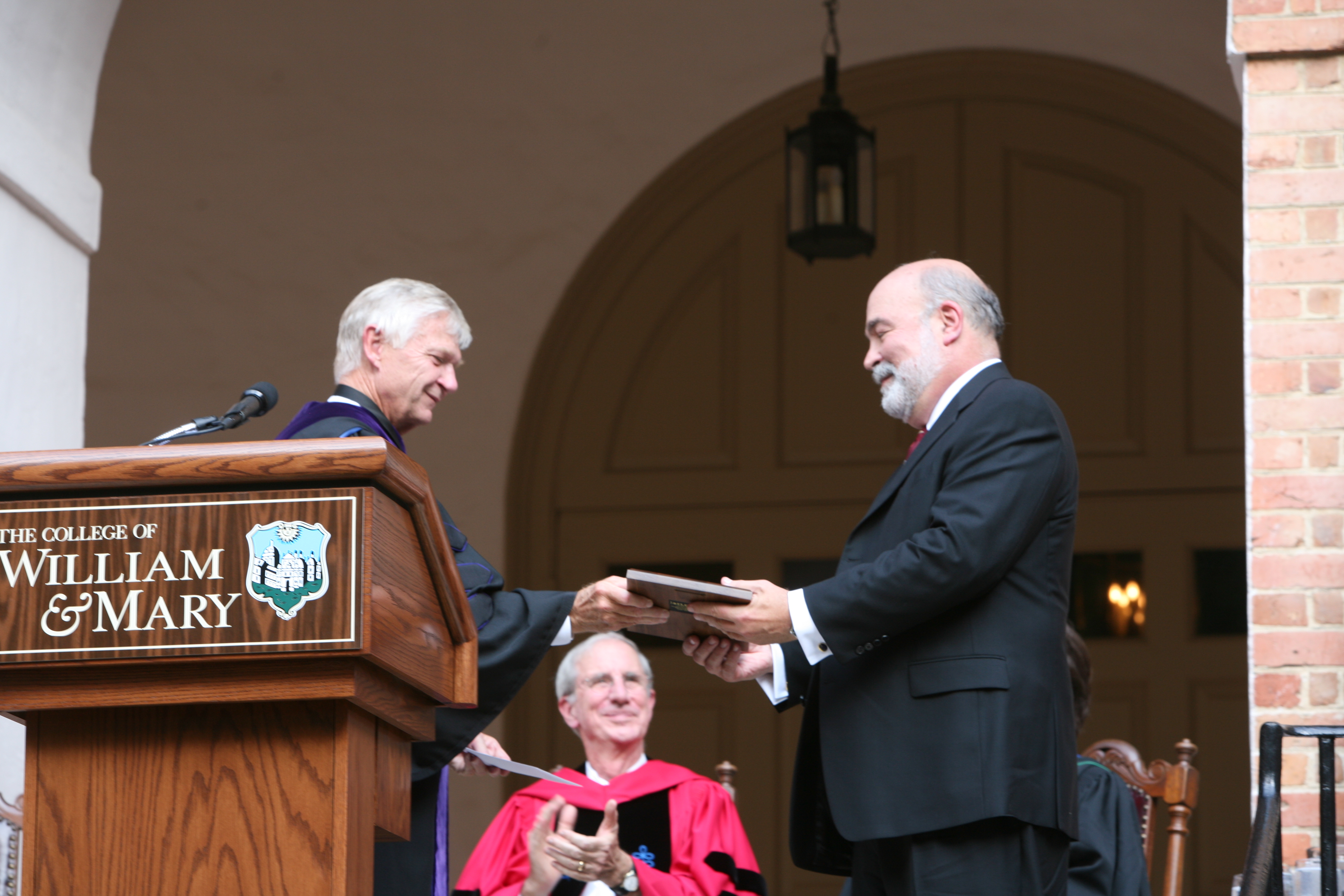 Prof. Taylor was honored with the President's Award for Service to the Community in 2008.  (Photo by Stephen Salpukas)