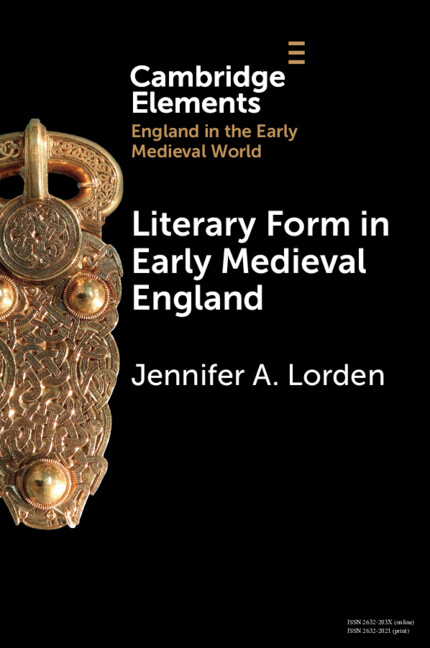 Literary Form in Early Medieval England Cambridge University Press, 2025