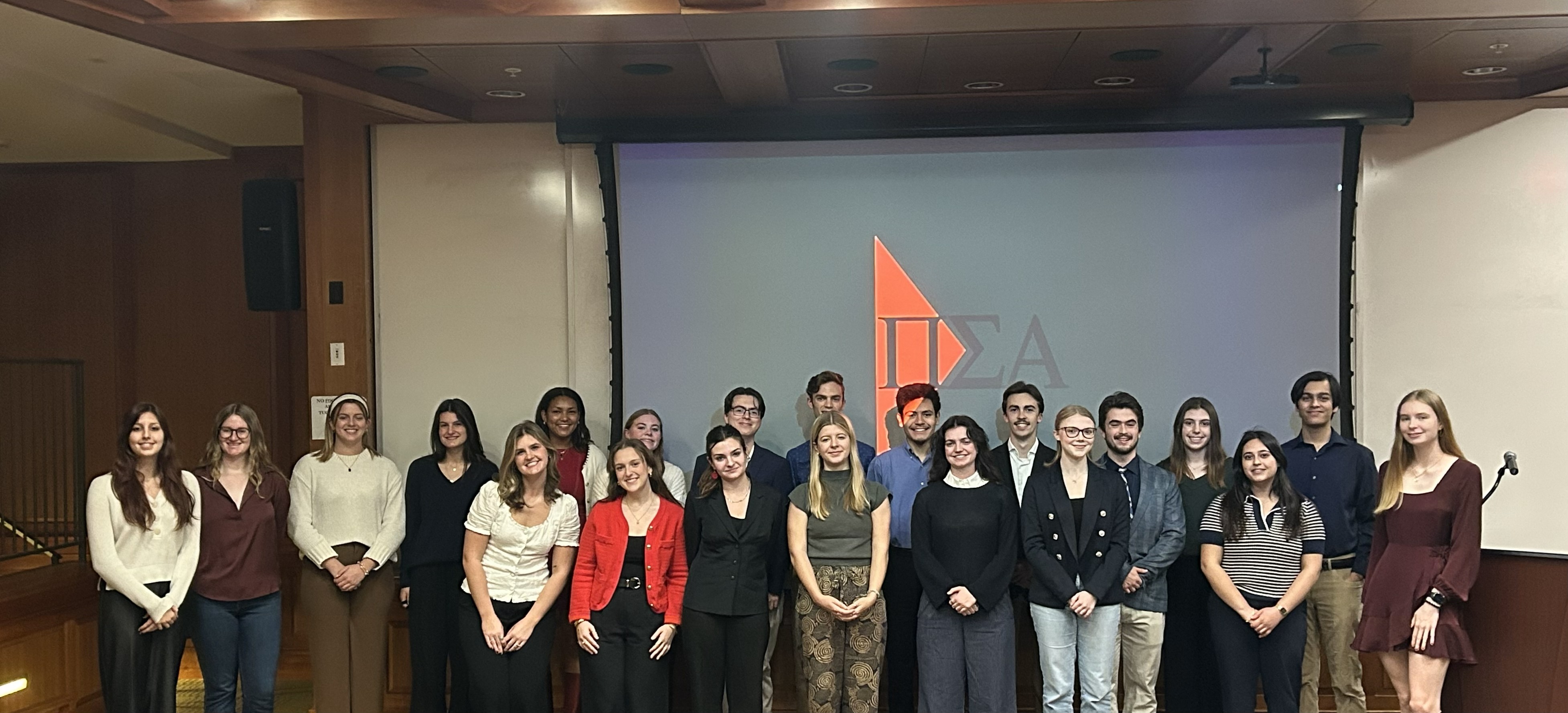 Pi Sigma Alpha Induction, Fall 2025
