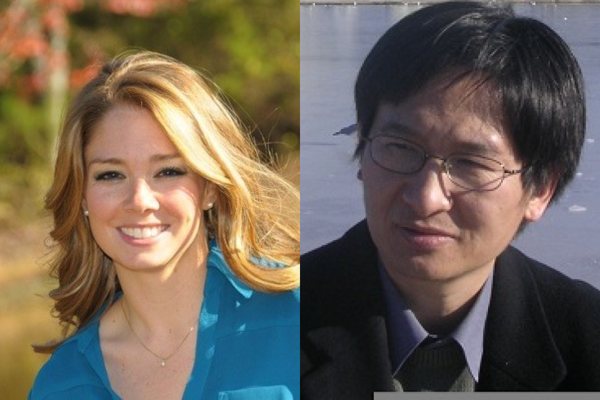 Ashleigh Queen (left) and Gexin Yu (right), creators of WREN and the Faculty Caring Network