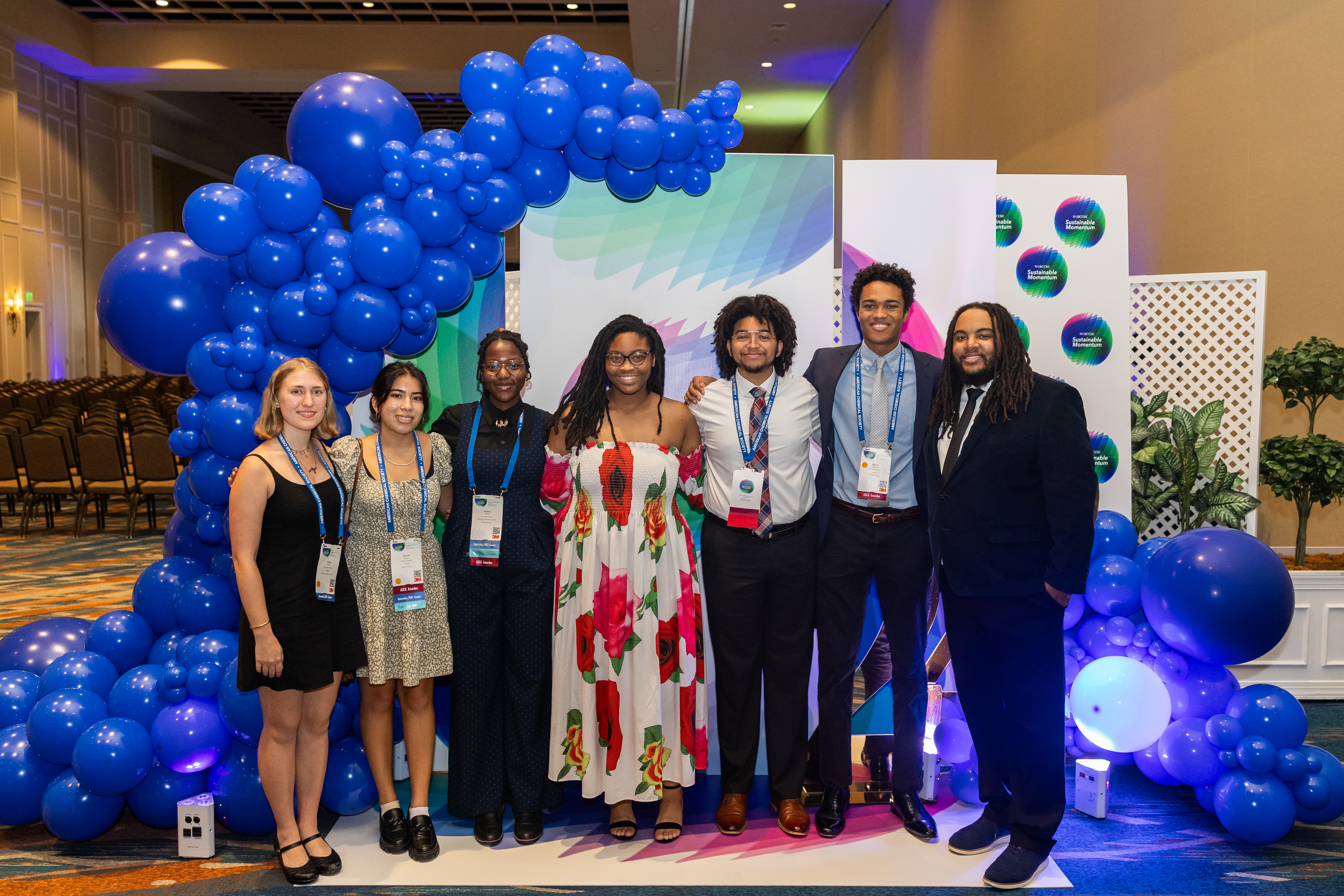 William &amp; Mary’s chapter at the NOBCChE National Conference (Photo by PB&amp;J Photography Studios, Provided by Isaiah Speight)