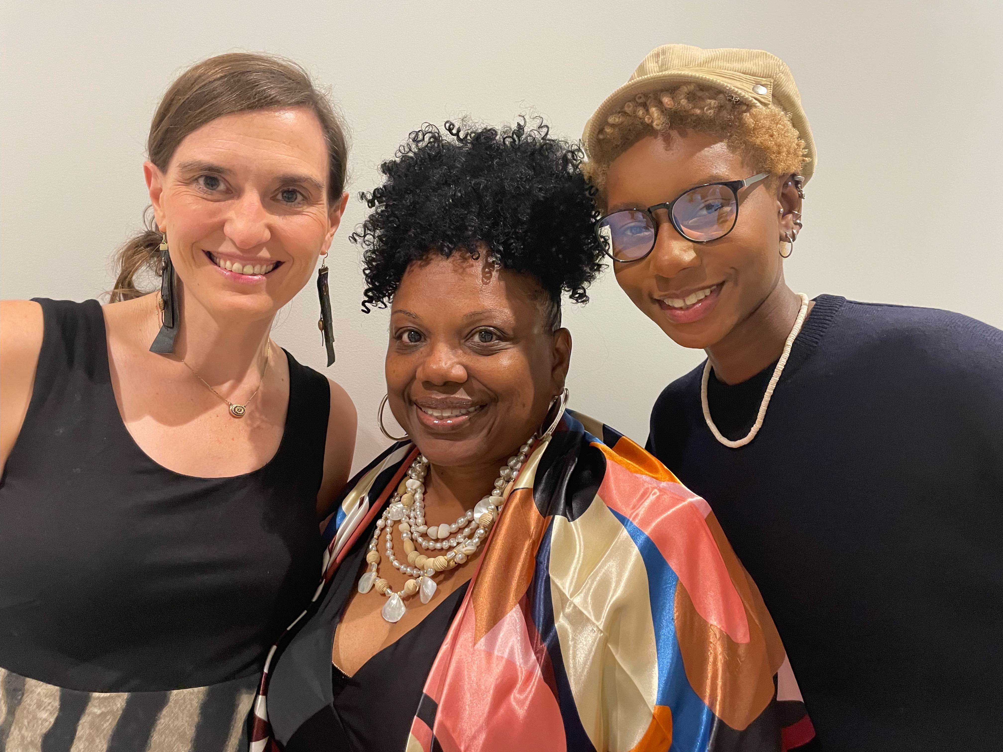 Left to right: Amy Quark, Jacqueline Williams and Breyonna Rock ’24