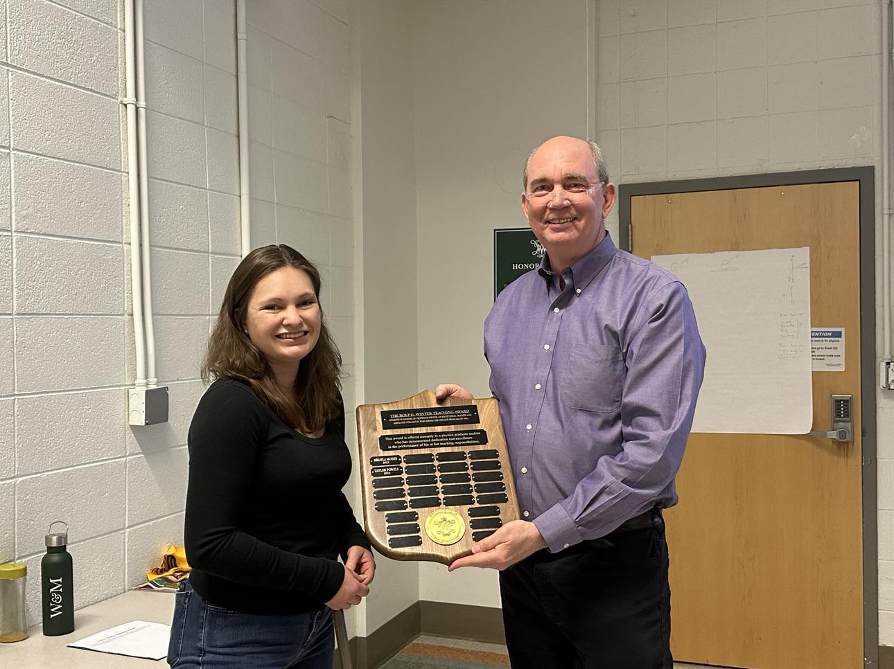 Mikkie Musser awarded the 2022 Rolf G. Winter Teaching Award