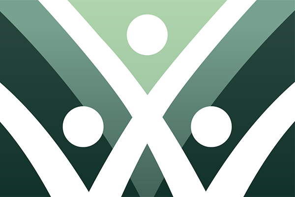 Year of Civic Leadership line and circle graphic