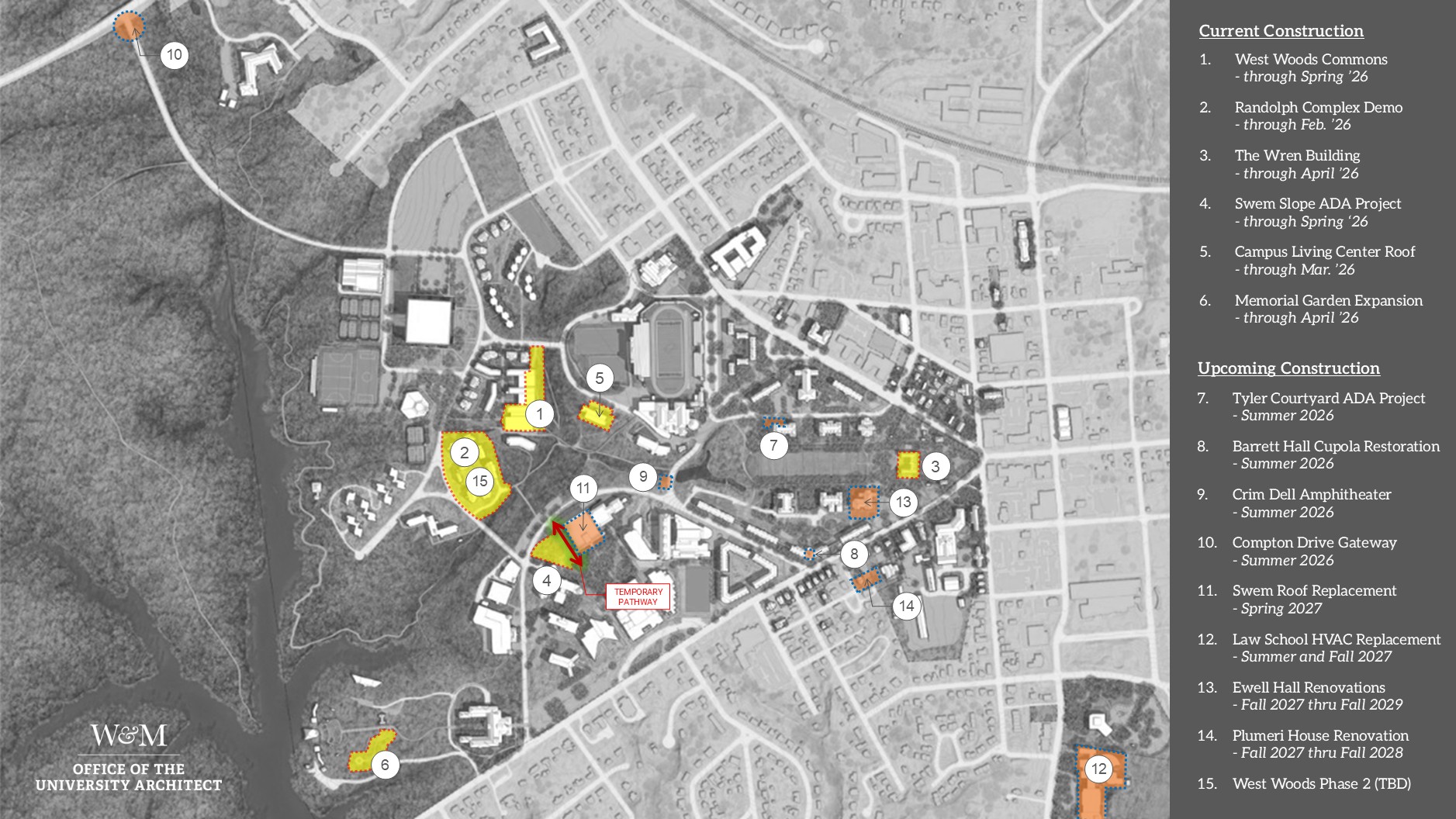 OUA Construction Map