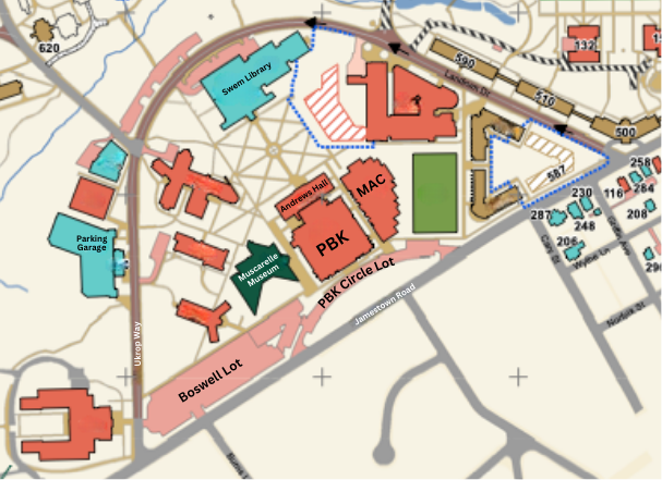 pbk parking map