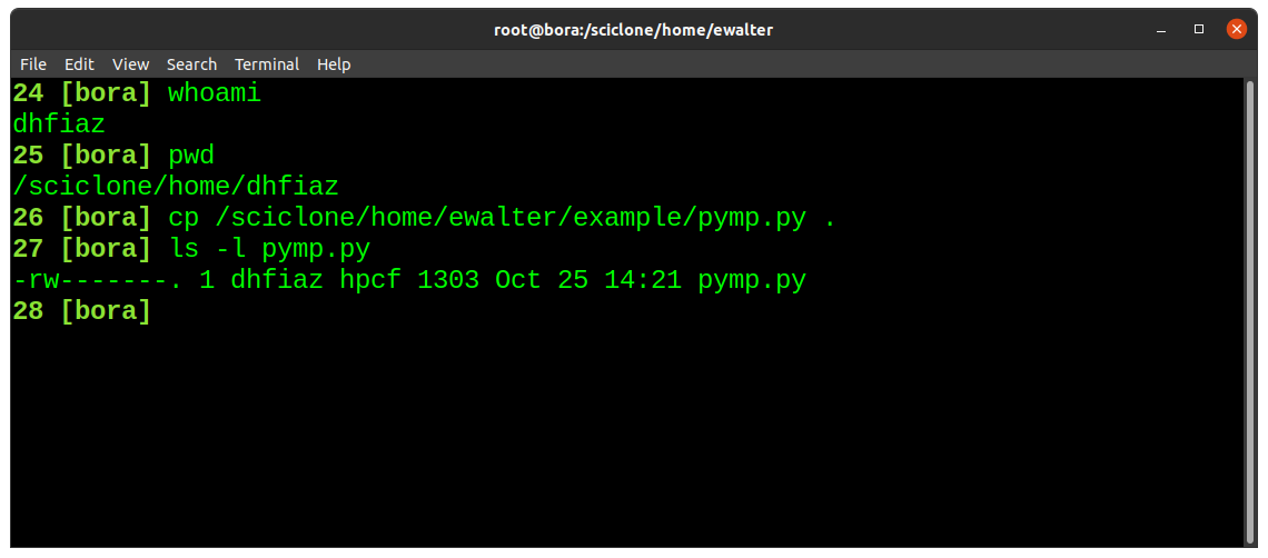 Fig. 6: Moving the file to another folder