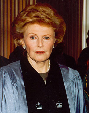 Pamela Harriman at Charter Day 1996